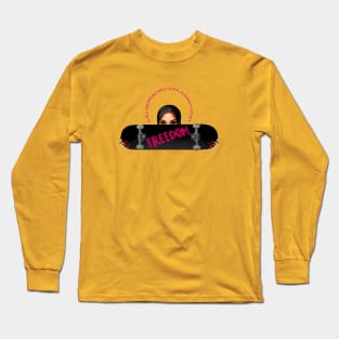 Skate for freedom Long Sleeve T-Shirt